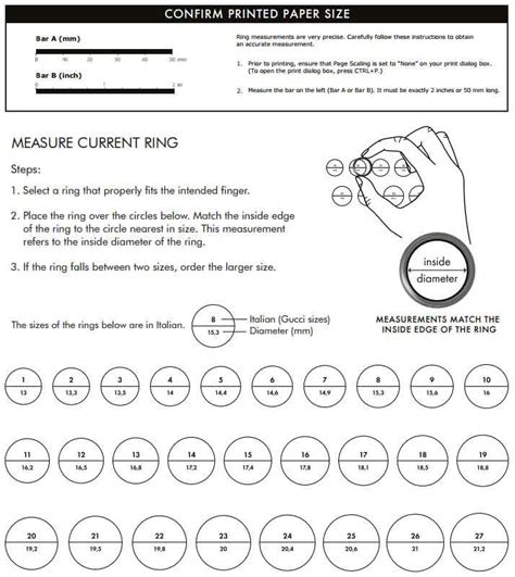 gucci ring etsy|gucci ring size chart.